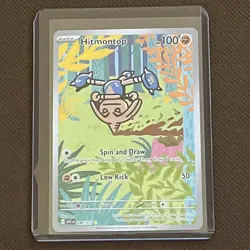 Pokemon TCG Hitmontop Illustration Rare Full Art Holo 240/217 Ascended Heroes - Image 1