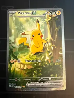 Pikachu ex 276/217 Me: Ascended Heroes Holo Pokemon TCG NM - Image 1