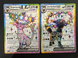 Pokemon TCG Promo Holo Lot (2) Umbreon ex SVP 176 Espeon ex SVP 175 EN - Image 1