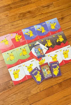 Pokemon Mcdonald’s 25th Anniversary & Match Battle Booster Pack Lot (19 packs) - Image 1