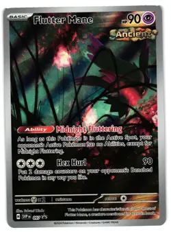 Pokemon TCG Flutter Mane 097 Holo Rare Exclusive Promo Temporal Forces LP - Image 1