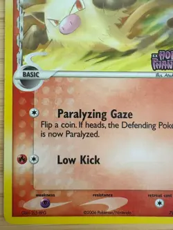 Pokemon Mankey LP- 70/110 Reverse Holo Common Delta Species Holon Phantoms - Image 5