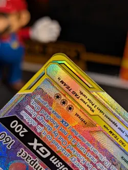 Pokemon Marshadow & Machamp GX 221/214 Secret Rare Holo Full Art TAG TEAM LP/MP - Image 4