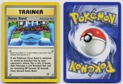 FOCUS BAND 86/111 RARE NEO GENESIS POKEMON UNLIMITED LP - Image 3