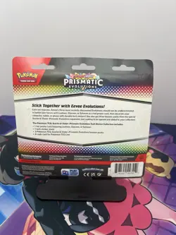 Pokemon TCG Scarlet & Violet Prismatic Evolutions Tech Sticker Box Eevee/Leafeon - Image 2