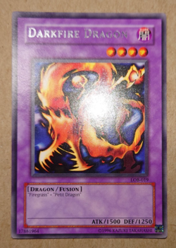 Darkfire Dragon - LOB-019 - Rare - Unlimited Edition - YuGiOh - Image 1