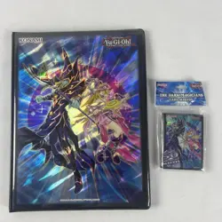 Yugioh Dark Magicians Set 9-Pocket Duelist Portfolio Sleeves Deck Box Konami - Image 1