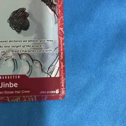 Jinbe Alt Art Foil OP01-014 Promo Premium Card Collection - ONE PIECE FILM RED - Image 4