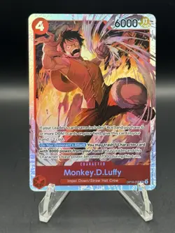 One Piece TCG English OP16-015 Monkey D Luffy SR Foil - Image 1