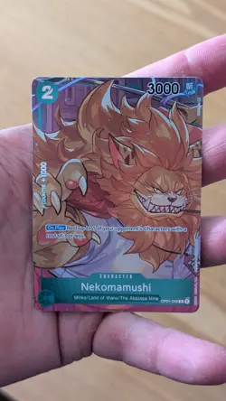 Nekomamushi - OP01-048 Alt Art - Romance Dawn - Box Topper - One Piece TCG - Image 1
