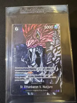 One Piece TCG OP13-080 St. Ethanbaron V. Nusjuro R Alt NM English - Image 1