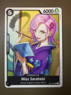 Miss Sarahebi OP11-087 Uncommon A Fist of Divine Speed One Piece Near Mint - Image 1