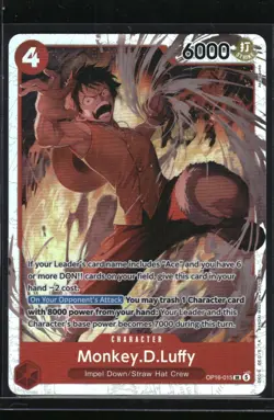 Monkey.D.Luffy OP16-015 The Time of Battle Foil - Image 1