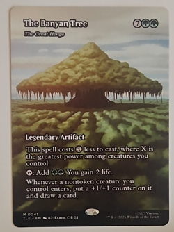 The Banyan Tree (The Great Henge) 0041 Borderless Avatar The Last Airbender MTG - Image 1