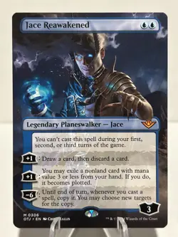 Jace Reawakened (Borderless) 306 M Outlaws of Thunder Junction NM MTG - Image 1