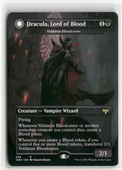 Dracula, Lord of Blood Voldaren Bloodcaster Innistrad Crimson Vow MTG NM - Image 1