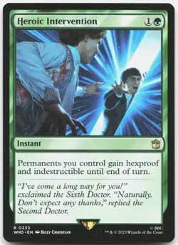Heroic Intervention 233 NM Universes Beyond: Doctor Who Magic: The Gathering - Image 1
