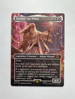 Gandalf the White - BORDERLESS - MTG LTR - NM - Image 1