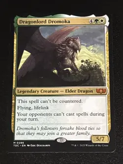 MTG Commander: Tarkir: Dragonstorm Dragonlord Dromoka 0286 Mythic - Image 1