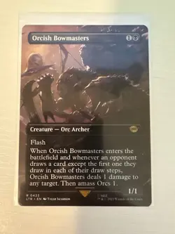 MTG Orcish Bowmasters Borderless #433 Lord of the Rings LTR Rare NM - Image 1