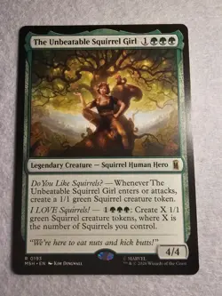 The Unbeatable Squirrel Girl R MTG Marvel Super Heroes193 NM - Image 1
