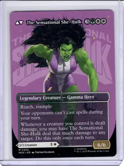 Jennifer Walters (Borderless) #355 Mythic Marvel Super Heroes Regular MTG NM - Image 2