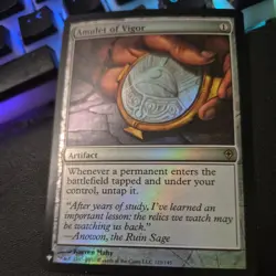Amulet of Vigor The List Reprints Rare NM Magic: The Gathering 121 Foil - Image 1