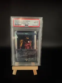 Commander's Plate Rainbow Foil MTG Secret Lair 2024 PSA 8 Marvel Iron Man! - Image 1
