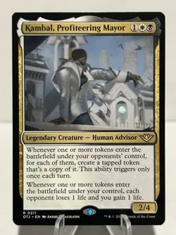 Kambal, Profiteering Mayor 211 R Outlaws of Thunder Junction NM MTG - Image 1