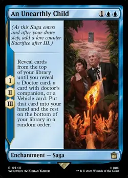 [1x] An Unearthly Child - Surge Foil Near Mint, English Doctor Who Extras MTG Ma - Image 1