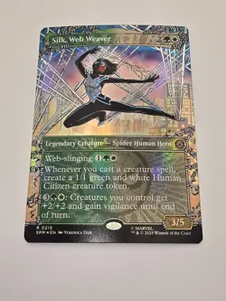 Silk, Web Weaver (Borderless) Marvel's Spider-Man Foil - Image 1