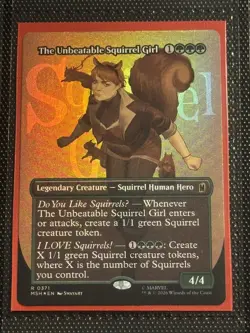 The Unbeatable Squirrel Girl (Borderless) Marvel Super Heroes Foil - Image 1