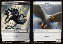 1x Inkling // Bird - Token NM Eng MTG - Commander Dragonstorm - Image 1