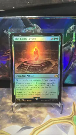 #0184 - The Earth Crystal - FOIL - MTG - Final Fantasy - NM - Image 1