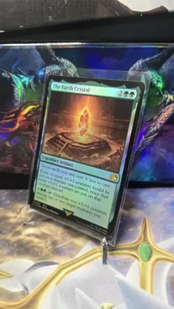#0184 - The Earth Crystal - FOIL - MTG - Final Fantasy - NM - Image 2