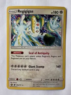 Regigigas 84a/111 Near Mint - Holo Alternate Art Promo Pokemon Card - Image 1
