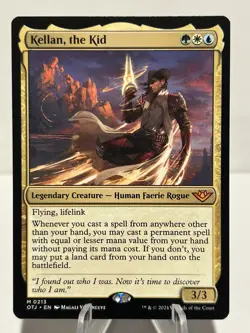 Kellan, the Kid 213 M Outlaws of Thunder Junction NM MTG - Image 1
