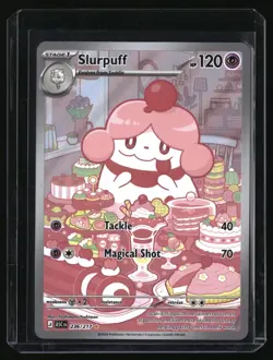 SLURPUFF 236/217 ILLUSTRATION RARE ASCENDED HEROES POKEMON HOLO NEAR MINT - Image 1