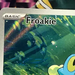 Froakie 088/086 Illustration Rare ME04: Chaos Rising Pokemon Holo NM Full Art! - Image 2