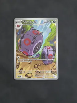 Pokemon TCG Whirlipede 133/086 Illustration Rare Black Bolt - NM - Image 1