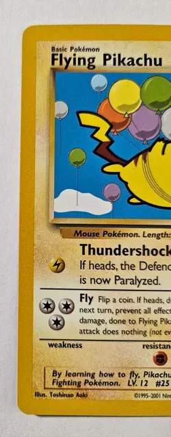 Pokemon Card - TCG Flying Pikachu Promo Regular Card #25 - Image 2