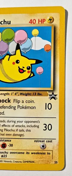 Pokemon Card - TCG Flying Pikachu Promo Regular Card #25 - Image 3