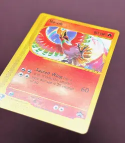 Pokemon 2002 Black Star Promo #52 Ho-oh, Wizards WOTC TCG Vintage English NM-LP - Image 2