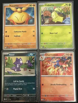 Pokemon TCG Me: Cosmos Holo Blister Promos 4-Card Lot - MEP 068 069 078 079 - Image 1
