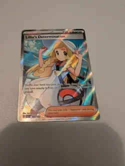 Pokemon TCG Mega Evolution Lillie’s Determination Full Art Trainer Card 169/132 - Image 1