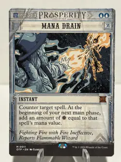 Mana Drain 11 M Outlaws of Thunder Junction: Breaking News NM MTG - Image 1