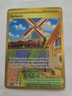Artazon 229/197 Gold Hyper Rare SV03: Obsidian Flames Pokemon TCG LP - Image 1