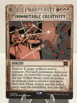 Indomitable Creativity 25 M Outlaws of Thunder Junction: Breaking News NM MTG - Image 1