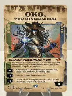 Oko, the Ringleader (Showcase) 296 M Outlaws of Thunder Junction NM MTG - Image 1