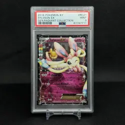 2016 Pokemon XY Generations Radiant Collection Sylveon EX RC21 PSA 9 - Image 1